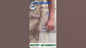 SAND STABILIZER AGENT, SAND FIXING AGENT ACRYLIC SAND STABILISATION EMULSION WHATSAPP +86173689373