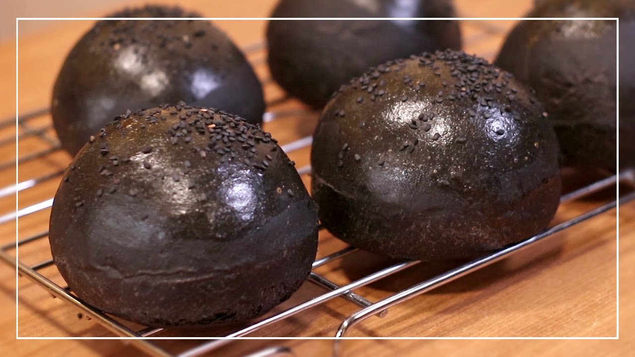 PAN de HAMBURGUESA NEGRO Casero Paso a Paso