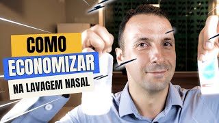 SORO FISIOLÓGICO OU SACHE DE SAL? COMO ECONOMIZAR NA LAVAGEM NASAL?