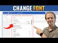 How To Change the Font in Microsoft Word (Quick Tutorial)