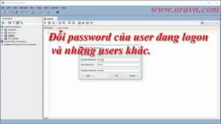 [vi] SQL Developer: Đổi password user đang dùng, và cho những users khác trên Oracle SQL Developer.