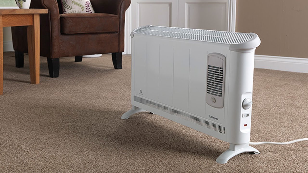 Portable Electric Convector Heater Radiator 3 Heat Settings Turbo Boost & Timer 