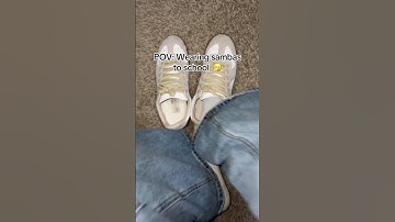 安いサンバを着て学校に行くときの気分