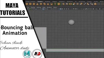 Maya animation basics: Bouncing Ball