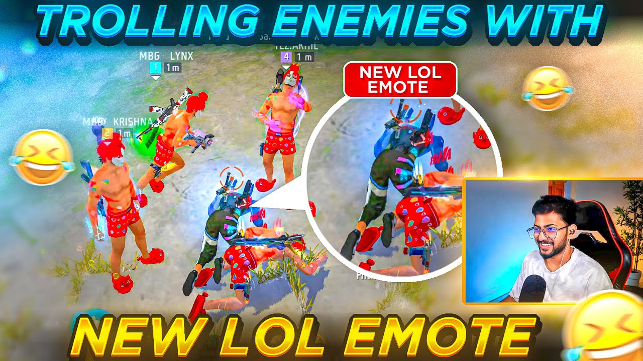 Trolling Enemies In FreeFire With NEW LOL EMOTE 😂🔥  - Free Fire Telugu - MBG ARMY