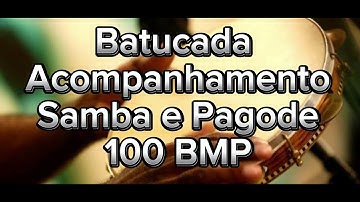 BATUCADA PARA ACOMPANHAMENTO SAMBA E PAGODE 100 BMP (CAVACO,VIOLÃO,BANJO,etc)
