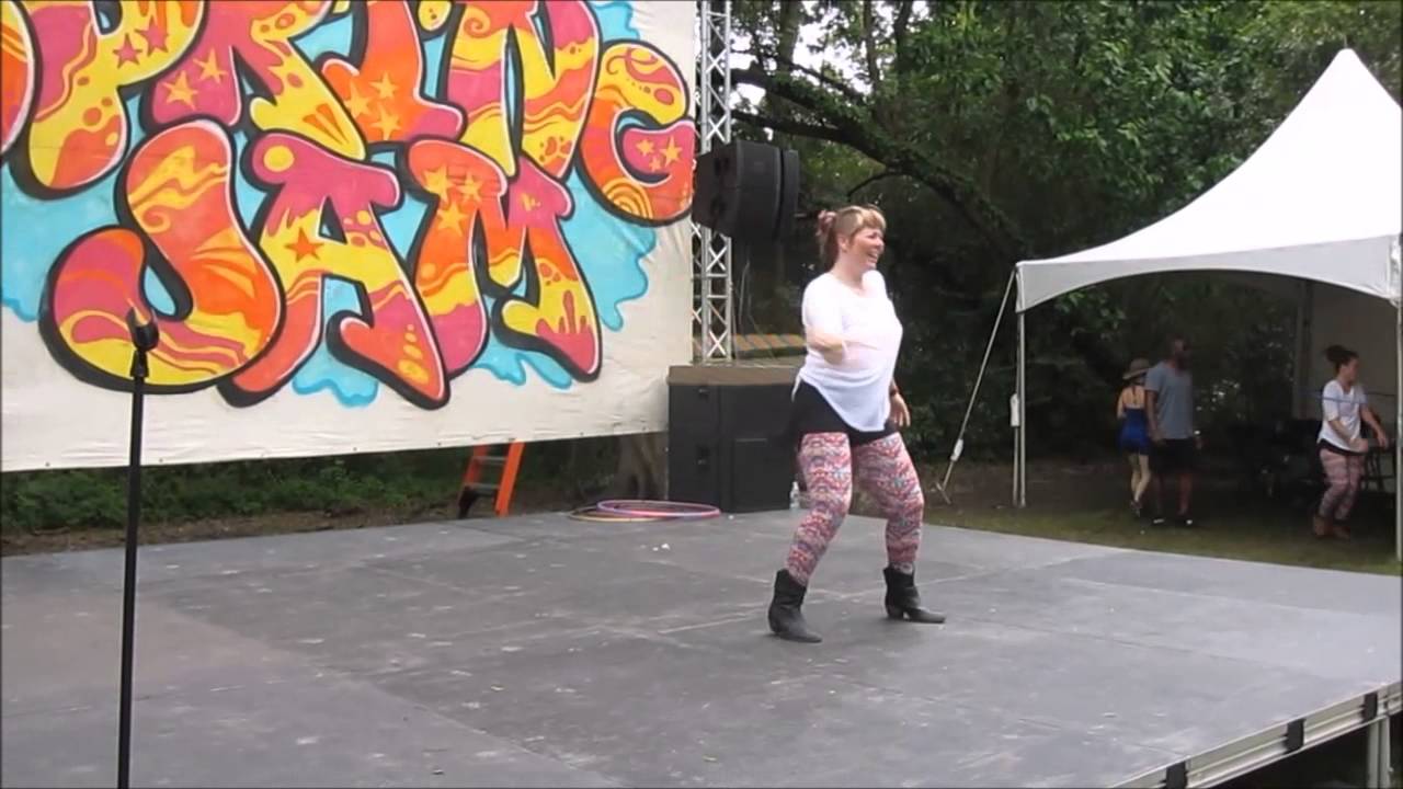 Glitterhoopz Spring Jam solo hoop dance to Sun Models