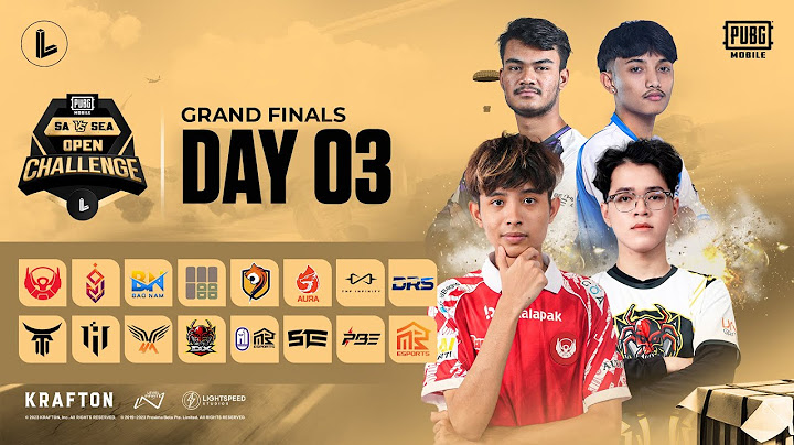 [MAPSTREAM]  LIDOMA SA VS SEA OPEN CHALLENGE | GRAND FINALS DAY 3 | #BTR #A1 #DRS #MABETEX #STE #NB