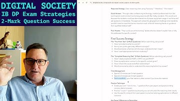 IB DP Digital Society: 2-Mark and 3-Mark Question Analysis & Student Guide (2025 update)