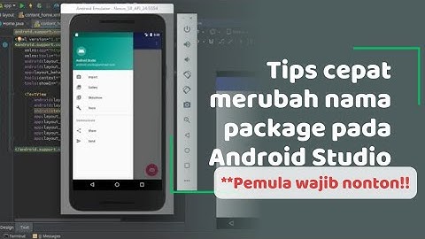 Tips - Merubah Nama Package Project Android Studio