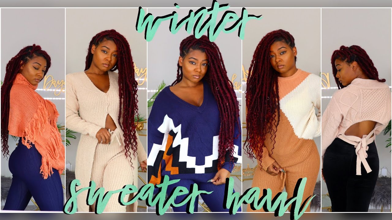 Huge Affordable Sweater Haul + Try On | Fall/Winter 2020 Cozy Cute Tops | Fashion Nova