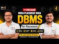 DBMS for Placements by Ekagra Sir | Complete Concepts + Questions | Mera Placement Hoga