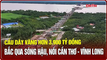 Cầu dây văng hơn 3.900 tỷ đồng bắc qua sông hậu, nối Cần Thơ - Vĩnh Long | CT-TDT