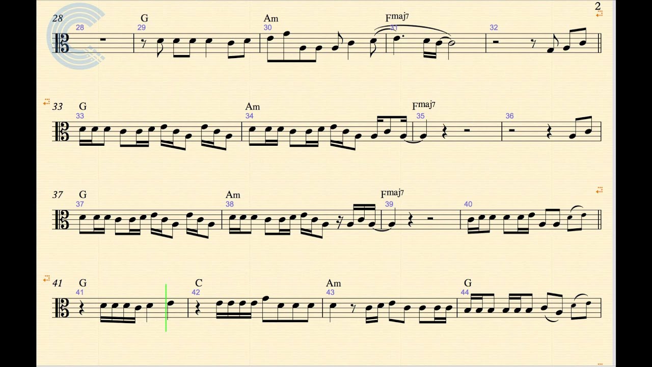 Viola Tennis Court Lorde Sheet Music, Chords, and Vocals YouTube