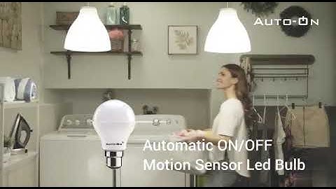 Auto-ON Motion Sensor LED Bulb (Automation Product) (Made in India)