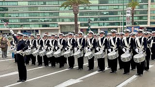 Escuela Naval  Desfile COMPLETO Cívico Militar 2024  Lo Barnechea (4KHD)