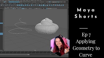 Maya Shorts: Ep. 7 Applying Geometry to a Curve