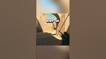 4K AWP Domination on Mirage | CS2 Highlights #cs2 #csgo #awp #mirage #cs2highlights #shorts