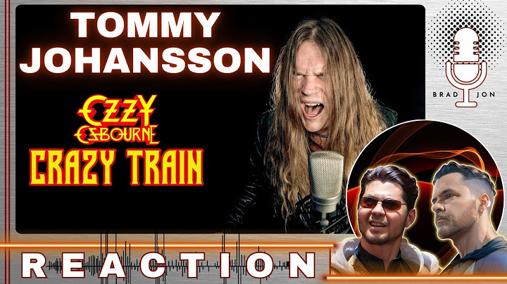 FIRST TIME HEARING | Tommy Johansson | Crazy Train (Ozzy Osbourne Cover) | REACTION