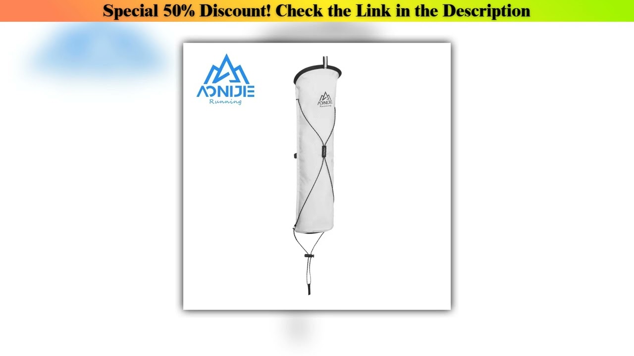 Get AONIJIE E4418 C9112 Lightweight External Hiking Pole Storage Bag Fish Bone Pocket Opening Tight