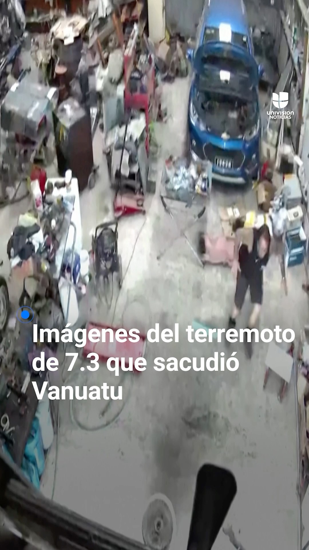 Imágenes del terremoto de 7.3 que sacudió en Vanuatu