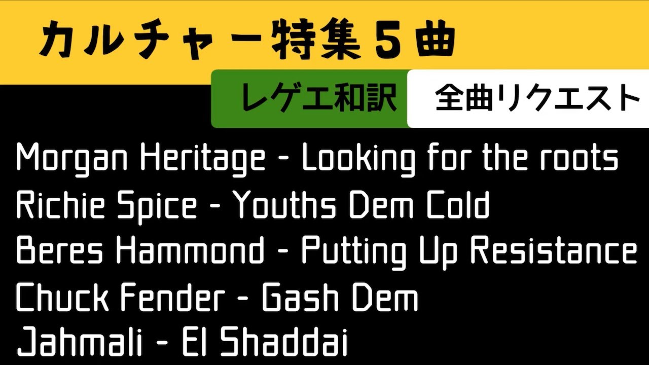 レゲエ 和訳 Beres Hammond Putting Up Resistance Reggae Street