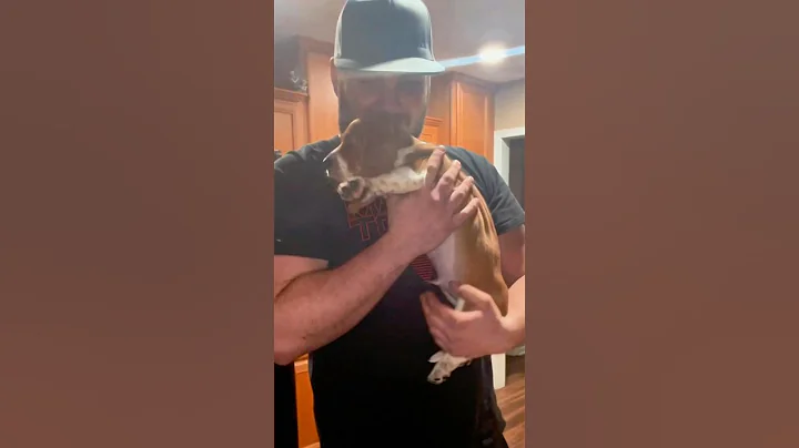 Couple unexpectedly surprise each other with same gift 💙 #shorts