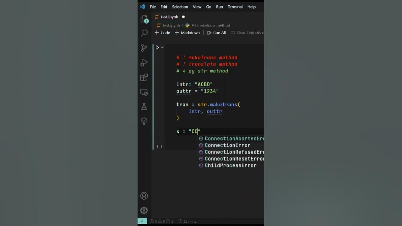 maketrans & translate Python String Methods - YouTube