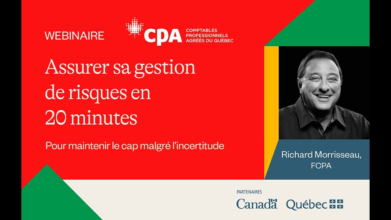 Webinaire CPA | Assurer sa gestion de risques en 20 minutes - YouTube