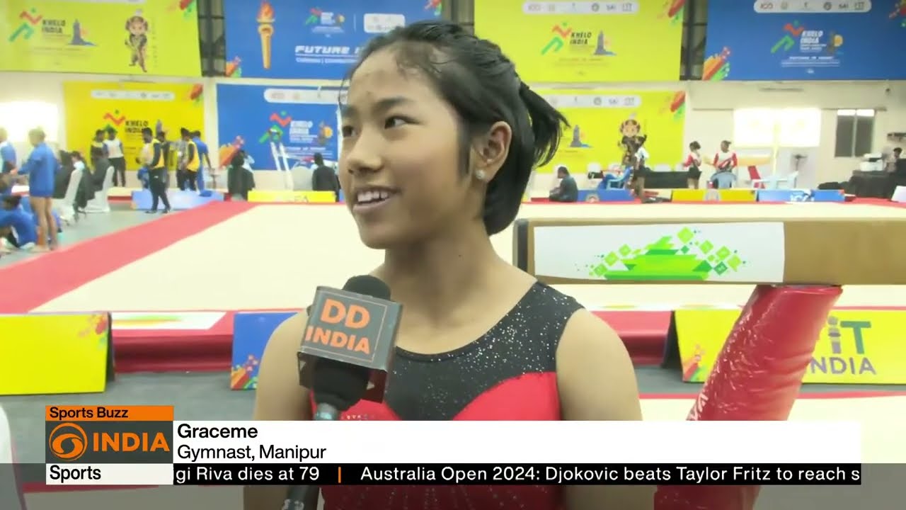 Manipur's gymnast Greceme elated to participate at Youth Games