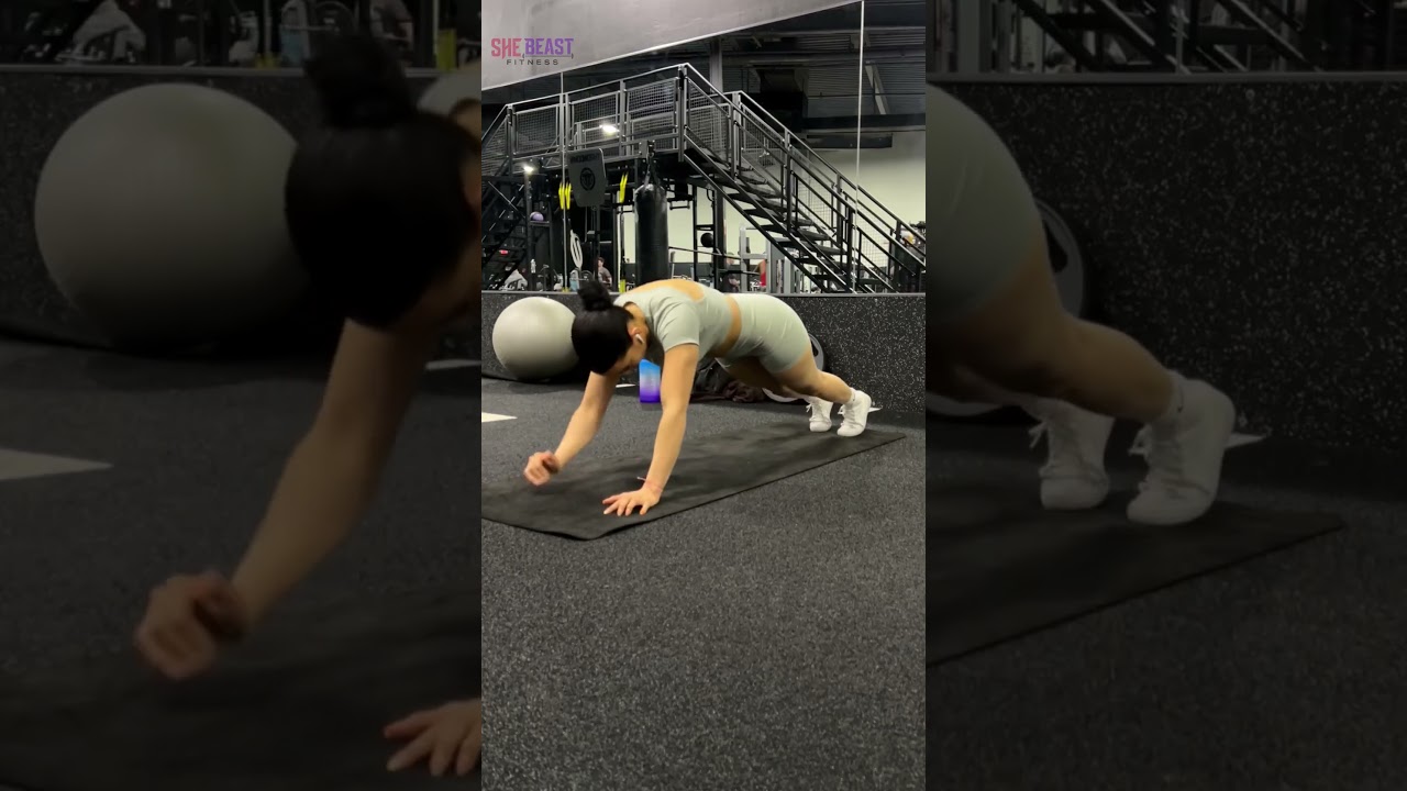 She Lifts Heavy 💪  Female Gym Training | ASMR | ABS Workout | 