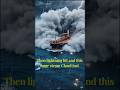 Caught on Camera: Cargo Ship Facing a Huge Storm #CargoShip #OceanStorm#SeaAdventure #Viral#Shorts
