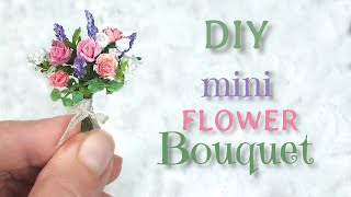 MINI Flower BOUQUET ~DIY Floral~ Miniature Flowers #MiniPlants #MiniatureFlowers #MiniBouquet #DIY