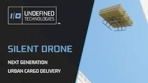 New Drone Tech: No Propellers - silent drone