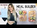 WEEKLY MEAL PLANNER TEMPLATE WITH MACROS / How To Make A MEAL PLAN With Macros 2020