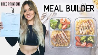 WEEKLY MEAL PLANNER TEMPLATE WITH MACROS / How To Make A MEAL PLAN With Macros 2020