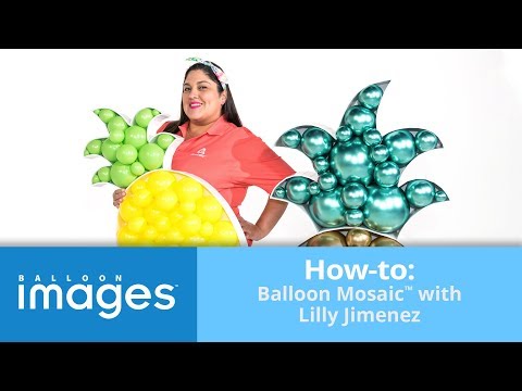 Tutorial Video Pineapple Ballon Mosaic avec Lilly Jimenez