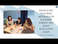 Innovative teaching methods for teachers, school and adult education staff - June 2023
