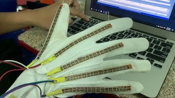 Flex Sensors Glove : HAND REHABILITATION MONITORING SYSTEM BASED ON THERAPEUTIC SENSOR GLOVE [DEMO]