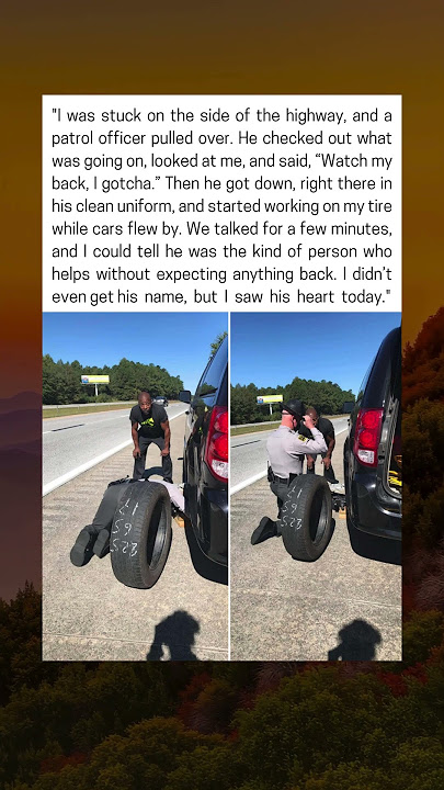 Trooper Shows True Kindness On The Highway - YouTube