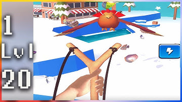 Sling Birds 3D - Gameplay Walkthrough Levels - 1-20