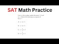 SAT Math Practice Question #27