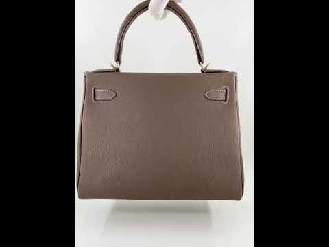 Hermès Kelly 28 Etoupe Epsom With Gold Hardware - AG Concierge Fzco