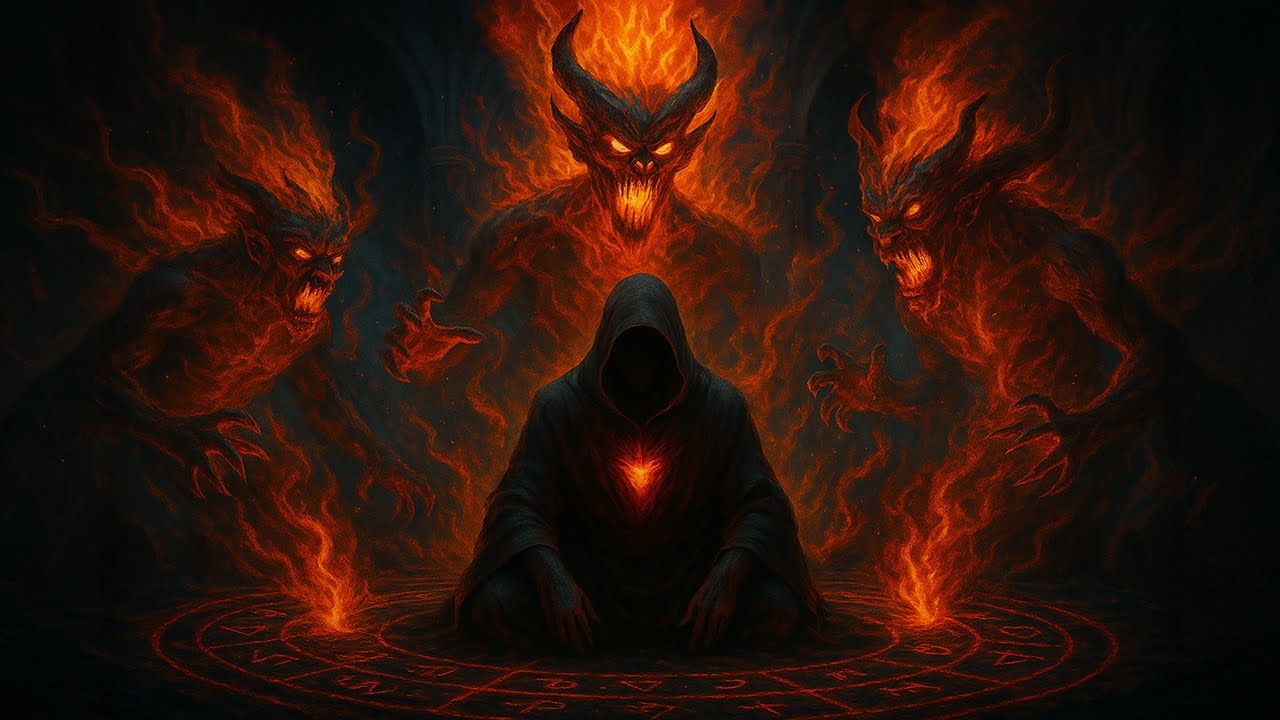 Dark Ritual Psytrance | 1 Hour of Fire Invocation & Inner Alchemy - YouTube