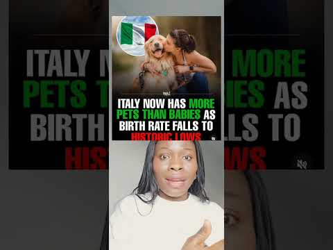 Video Birth rate on historic low & some Italians ar blaming immigrants, but ista statistics says otherwise