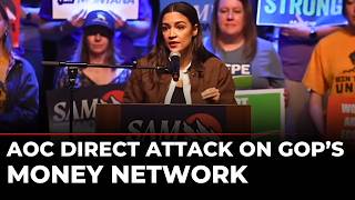 'Somebody in Washington...' AOC Takes a Direct Dig At Trump's Corruption, Big Money in Fiery Speech