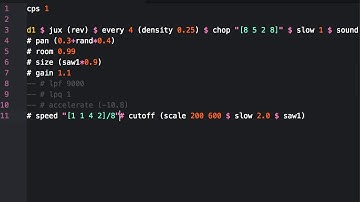 2018 11 06  live coding with tidalcycles