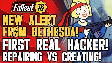 Fallout 76 - New Alert from Bethesda About Patch! First Real Cheater Hacks Game New Updates