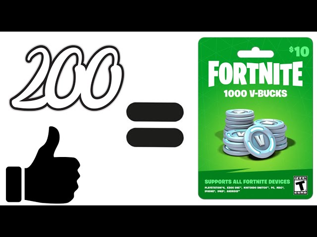 Carte Vbucks 1000 - Fortnite