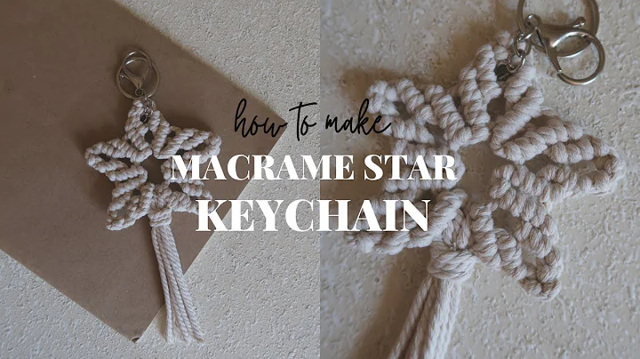 DIY Macrame Star Keychain for Beginners: Easy Step-by-Step Tutorial